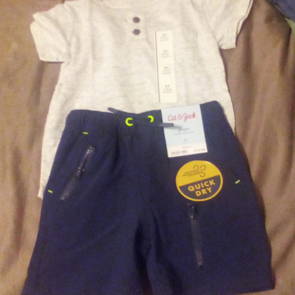 Cat & Jack outfit boys size 2T